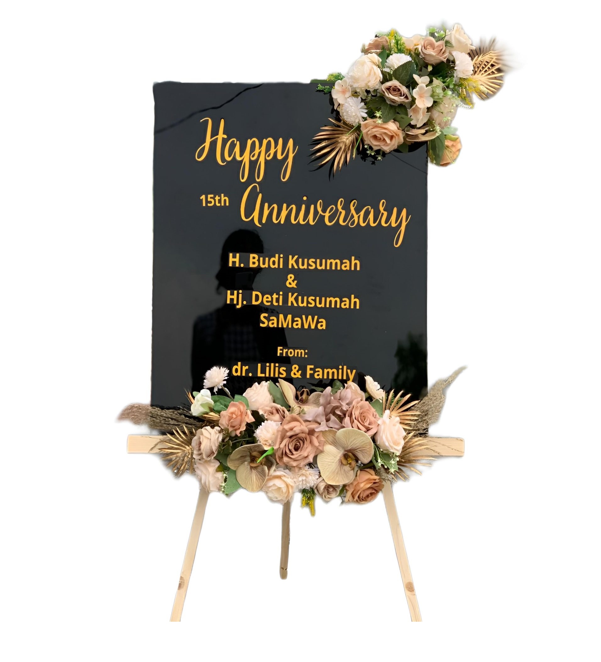 Papan Bunga Akrilik Panyileukan