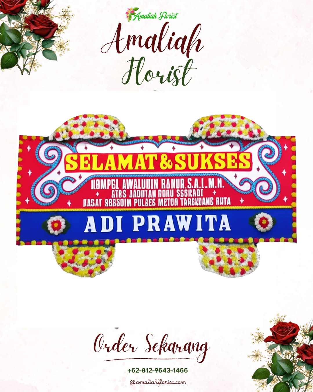 Papan Bunga Ucapan Selamat Panyileukan